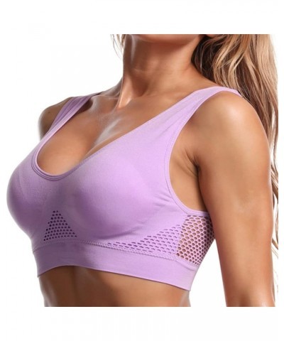 Breathable Cool Lift Up Air Bra, Sport Yoga Wireless Bra for Women Plus Size, Wireless Cool Comfort Breathable Bra 3pcs-b $7....