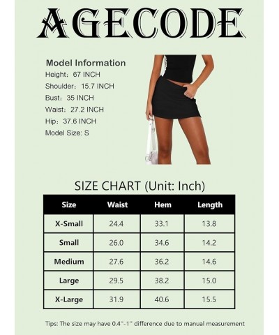 Women's Casual Elastic Waisted Slit Hem A-Line Summer Bodycon Short Mini Skirt Dark Gray $12.00 Skirts