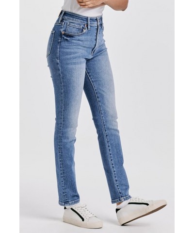 Women's Stella Super High Rise Cropped Slim Straight Jeans Vintage Oasis $27.52 Jeans