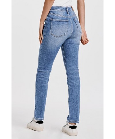 Women's Stella Super High Rise Cropped Slim Straight Jeans Vintage Oasis $27.52 Jeans