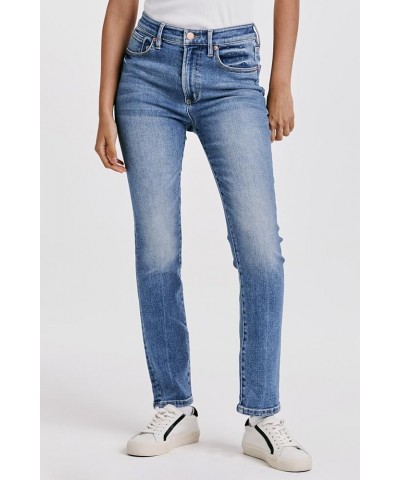 Women's Stella Super High Rise Cropped Slim Straight Jeans Vintage Oasis $27.52 Jeans