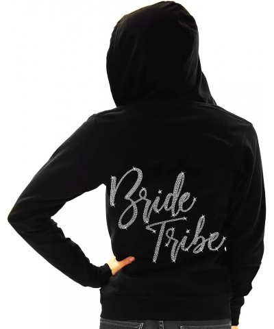 Bride to Be Bridal Shower Spa Day Jacket - Wifey Rose Gold Bride Zip Hoodie - Bridal Party Hoodies Bride Tribe - Rhinestone (...