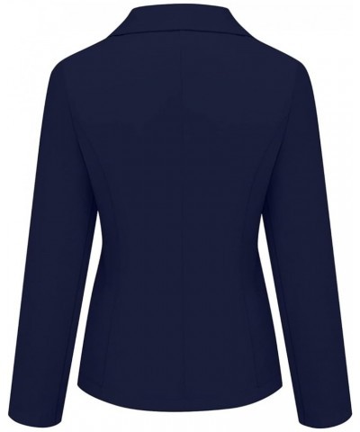 Blazers for Women Plus Size Double Breasted Jackets Draped Open Front Cardigans Business Casual Office Outerwear Navy $9.71 B...