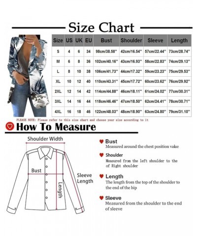 Women's 's Fall Blazers 2023 Print Lapel Long Sleeve Slim Fit Small Button Jacket Blazers Business Casual, S-4XL Lq9-dark Gre...