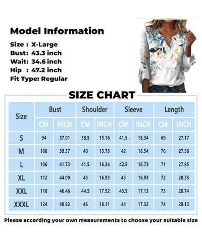 Women's Bell 3/4 Sleeve Tops Notch V Neck Floral Print Casual Loose T Shirt Resort Wear Hide Belly Tunic Blouses 4-red $5.13 ...