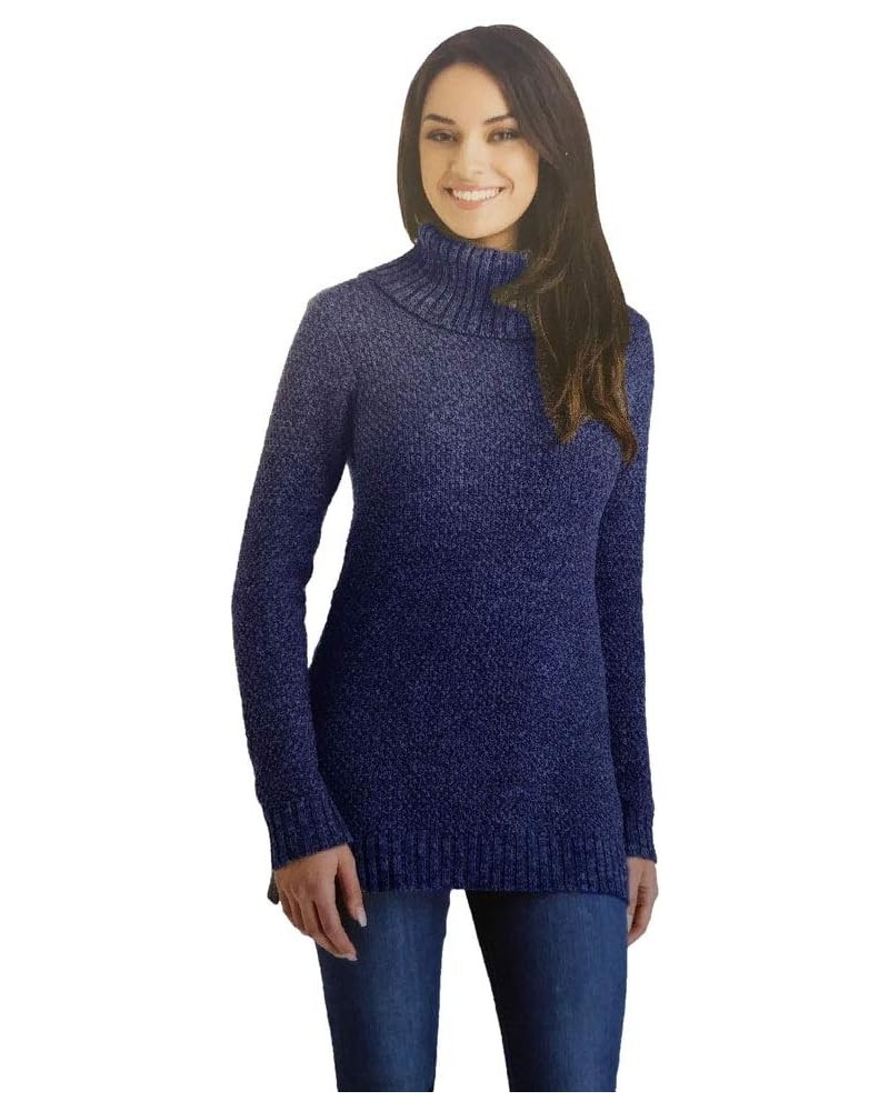 Turtleneck Sweater for Women Indigo $17.27 Sweaters