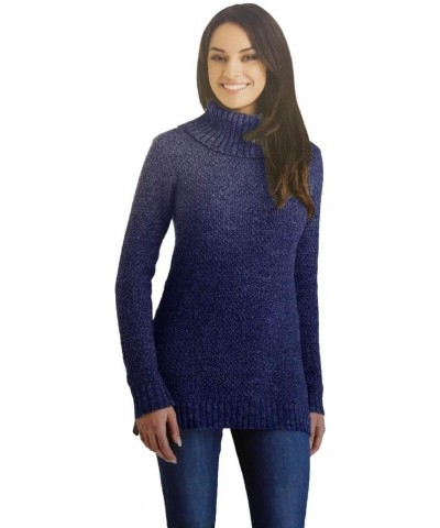 Turtleneck Sweater for Women Indigo $17.27 Sweaters