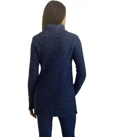 Turtleneck Sweater for Women Indigo $17.27 Sweaters