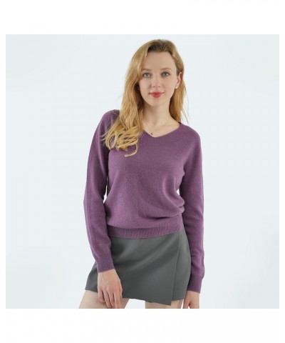 Women's V-Neck Oversized Fall Winter Warm 100% Pure Wool Long Warm Soft Pullover Sweater Tops Best for Winters Modena $19.35 ...