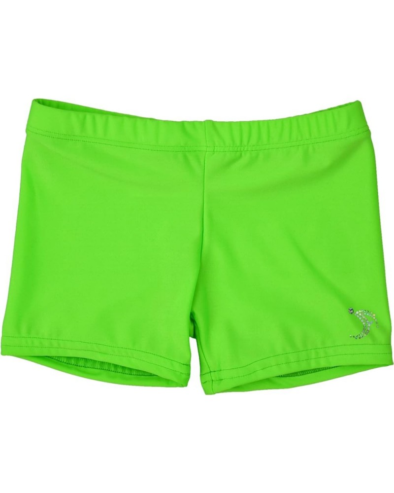 Premium Nylon Micro Fiber Athletic Shorts (Ladies) Lime $8.03 Activewear