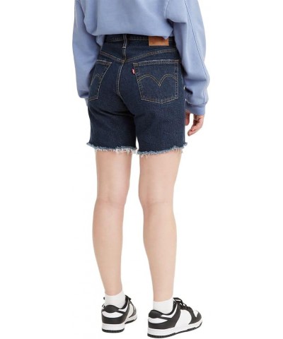 Women's Premium 501 Mid Thigh Short (New) Salsa Center - Dark Indigo $27.76 Shorts