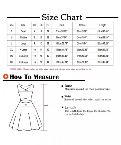 Maxi Dress for Women Half Sleeve Casual V Neck Drawstring Ruffle Collar Dresses 2024 Lightweight Floral Boho Sundress D03yell...