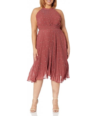 Women's Citychic Plus Size Dress Pleated Spot Cinnamon Spot $28.31 Dresses