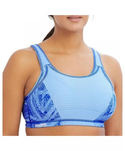 Women's Elite Performance Adjustable Wirefree Sport Bra 1167 Blue $16.47 Others