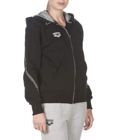 Women's Standard Team Line Full Zip Hooded Jacket Black $24.49 Activewear