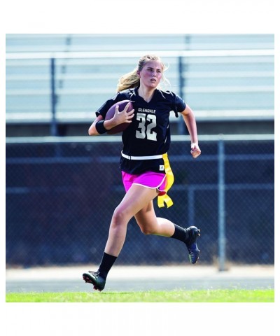 Women's Ladies Solid Flag Football Jersey Black $11.57 Jerseys