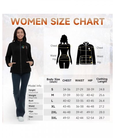 Heated Jackets for Women, Smart Controller with Light Out Design, Soft Fleece Electric Heating Coat with Battery Pack Black $...