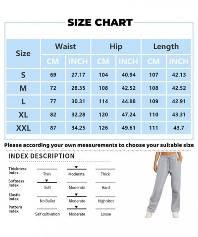 Baggy Wide Leg Sweatpants for Women Fleece Joggers with Pockets Comfy High Waist Lounge Drawstring Cargo Pants 04-royal Blue ...