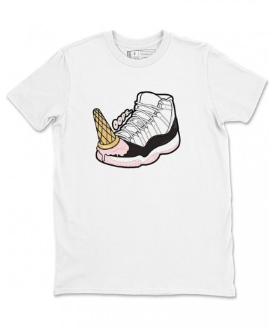 11 Neapolitan Design Printed Dropped Ice Cream Sneaker Matching T-Shirt White $16.68 T-Shirts