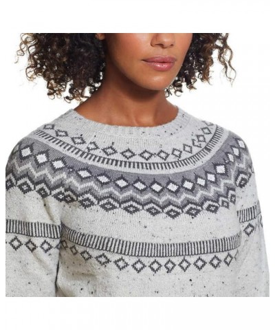 womens Classic Fit Sweater Light Gray $21.30 Sweaters