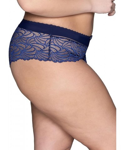 Women’s Flattering Lace Panties: Lightweight & Silky with Superior Stretch Hipster Blue Mystique $12.84 Lingerie