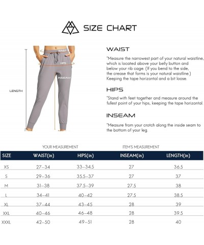 Women's Athletic Joggers Pants with Zipper Pockets Lightweight Workout Running Tapered Casual Pants for Lounge Medium Light G...