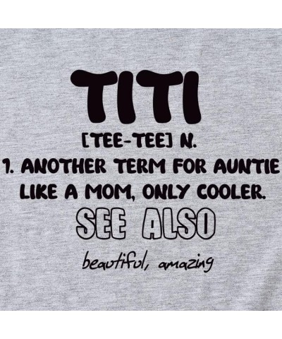 T-Shirt for Women Titi Funny Letter Print Short Sleeve Crew Neck Graphic Tops T Shirt Casual Aunt Auntie Tees Shirts Blouse Y...