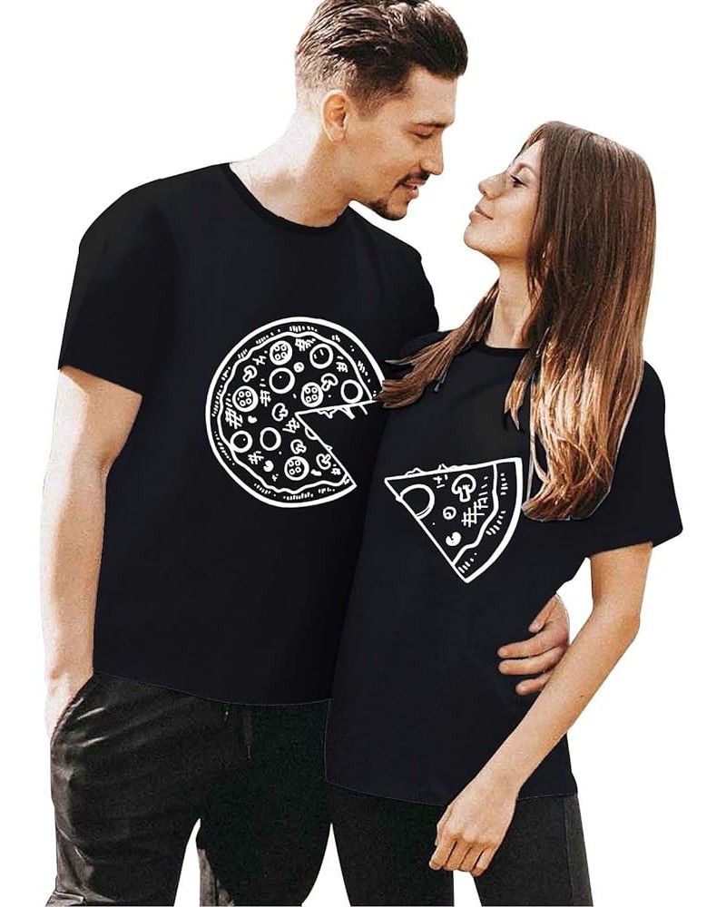 King and Queen Couples Valentines Day Shirt Novelty Short Sleeved Love Printed Tee Shirts Comfortable Lover Matching T-Shirt ...