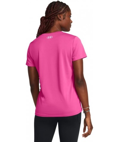 Women's Tech Short Sleeve V Neck (652) Rebel Pink / / White Large $10.69 Activewear