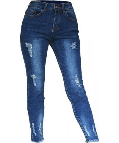 Women's Sexy Girl High Waist Jeans Curvy Lady Slim Fit Pants Dark Blue 106 $10.28 Jeans