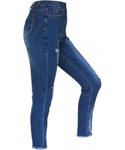 Women's Sexy Girl High Waist Jeans Curvy Lady Slim Fit Pants Dark Blue 106 $10.28 Jeans