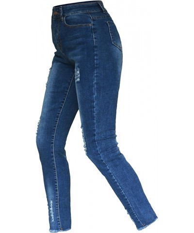 Women's Sexy Girl High Waist Jeans Curvy Lady Slim Fit Pants Dark Blue 106 $10.28 Jeans