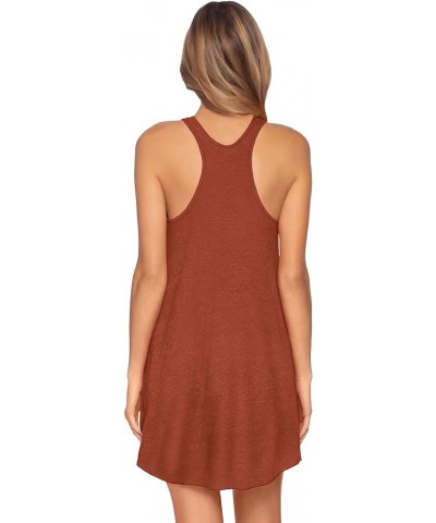 Oasis - Women's Beach Dress with Plunge Neckline and Waist Tie, Beach Cover Ups for Women's Swimwear Bronze $29.68 Others