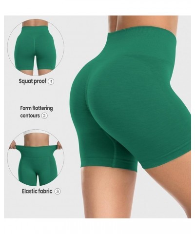 Intensify Athletic Shorts for Women Seamless Scrunch Workout Shorts High Waisted Active Gym Yoga Shorts 1 Dark Green $13.43 A...