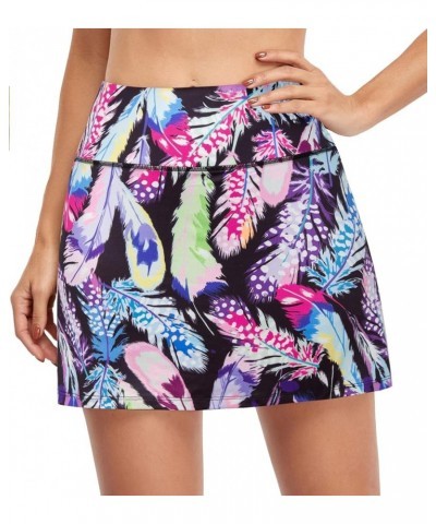 Tennis Skirts for Women with Pockets High Waisted Athletic Golf Skorts Skirts A Multicolor $15.30 Skirts