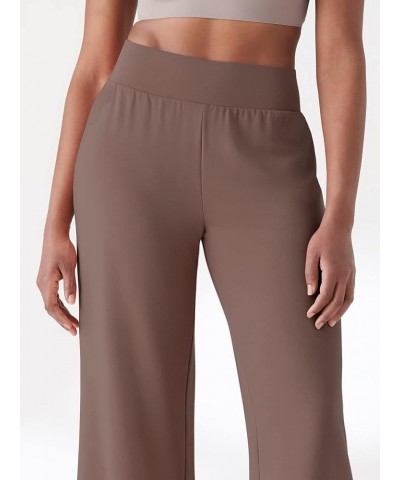 Women's Plus Size Any Wear Cropped Wide Leg Pant Mushroom $31.24 Pants