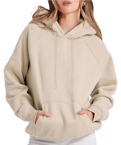 Women's Hoodies Pullover Long Sleeve Hooded Sweatshirt Trendy Loose Fit Western Hoodie Ladies Sweatshirts Clothing Solid Colo...