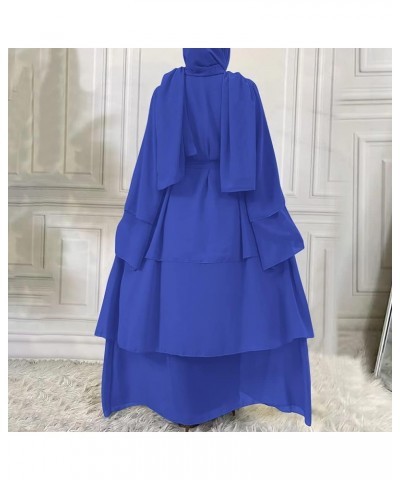 Abaya Women Muslim Dress with Hijab Dubai Islamic Style Robe Abaya Dress for Women Long Sleeve Flowy Maxi Cardigan Dress Roya...