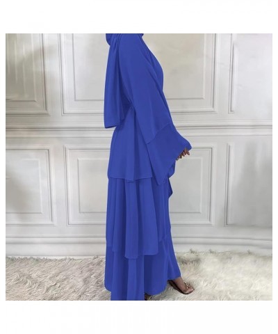 Abaya Women Muslim Dress with Hijab Dubai Islamic Style Robe Abaya Dress for Women Long Sleeve Flowy Maxi Cardigan Dress Roya...