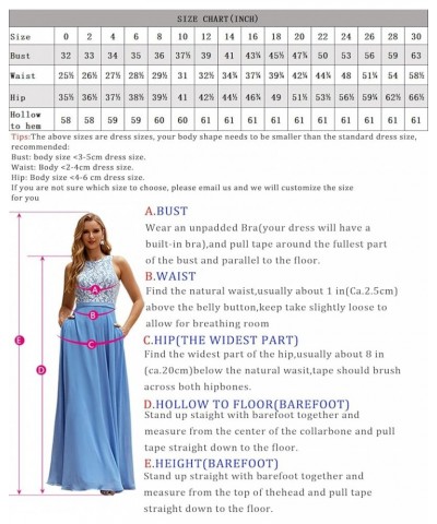 Chiffon Bridesmaid Dresses for Women Wedding Long Party Prom Dress Crow Cyan $58.76 Dresses