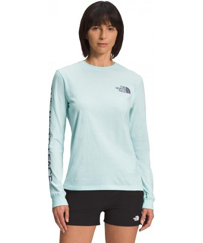 Women's Long Sleeve Hit Graphic Tee Skylight Blue/Lunar Slate $26.36 T-Shirts