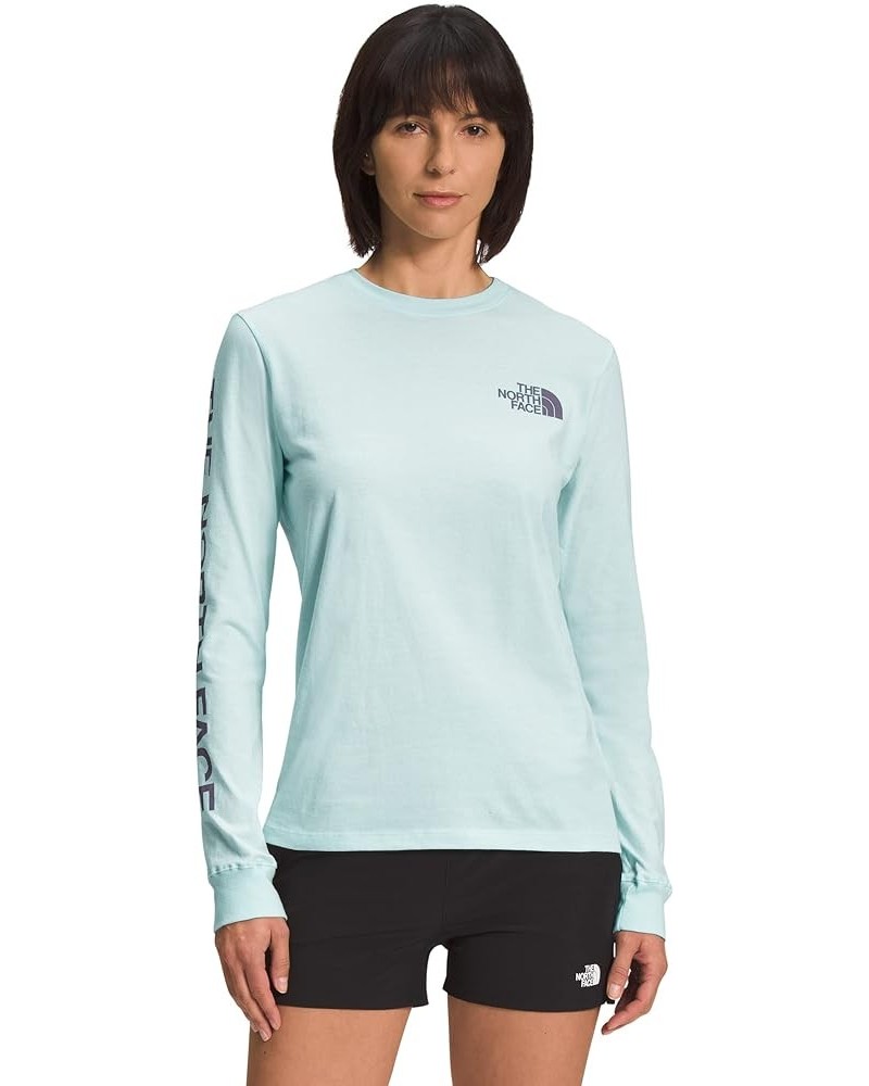 Women's Long Sleeve Hit Graphic Tee Skylight Blue/Lunar Slate $26.36 T-Shirts