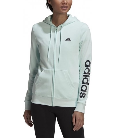 Women's Essentials Logo Full-Zip Hoodie Ice Mint/Ink $25.09 Activewear