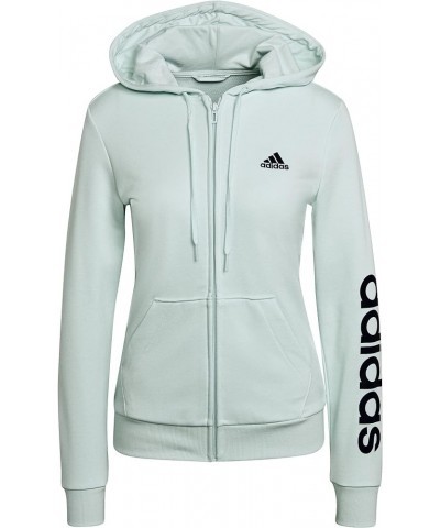 Women's Essentials Logo Full-Zip Hoodie Ice Mint/Ink $25.09 Activewear