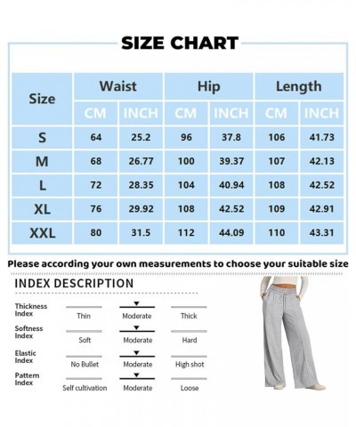 Oversized Wide Leg Sweatpants Women Elastic Drawstring Straight Leg Sweatpants Low Waisted Baggy Lounge Pants w/Pocket 01-min...