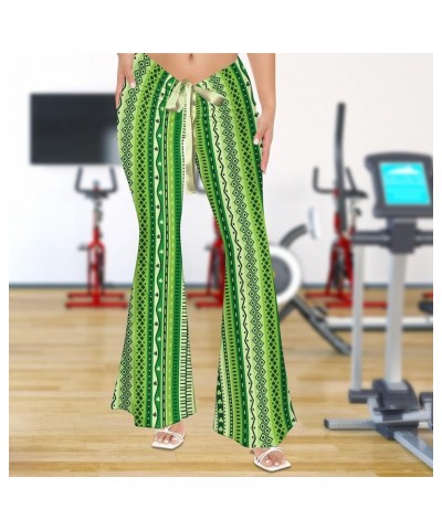 St Patricks Day Clover Leggings for Women Workout Running Legging Green Irish Yoga Pants for Gift and Parties Mint Green $15....