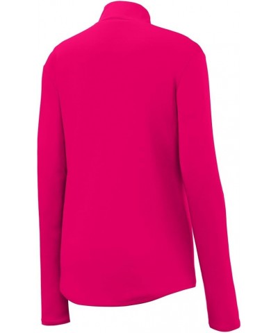 Dri-Equip Ladies Moisture Wicking 1/4-Zip Pullover Sizes XS-4XL Pink Raspberry $20.64 Jackets