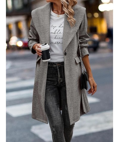 Women Coat Long Jacket: Winter Fashion Long Sleeve Lapel Casual Overcoat With Belt Camel $30.55 Coats