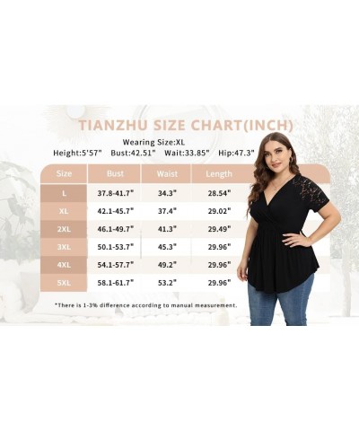 Plus Size Tops for Women - Cute & Flowy Empire Waist Babydoll Shirts, Sexy & Formal Plus Size Womens Clothes Mauve $17.91 Tops