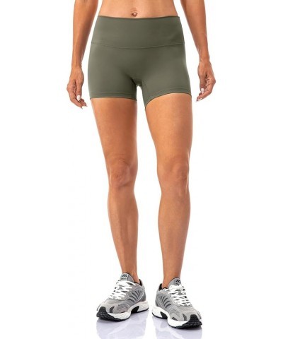 Women's All Day Soft Yoga Shorts 4"/ 6" - Workout Gym Running Active Biker Shorts for Women 4 inches Olive Green $13.19 Activ...